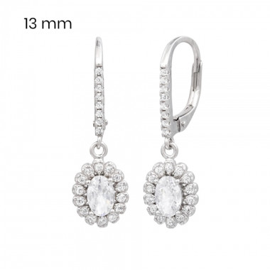 Stříbrné náušnice 40064701