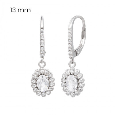 Stříbrné náušnice 40064701