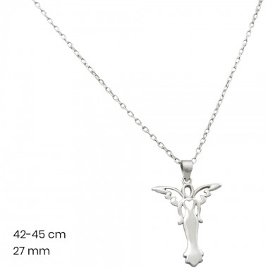 Stříbrný řetízek+přívěsek 40045101