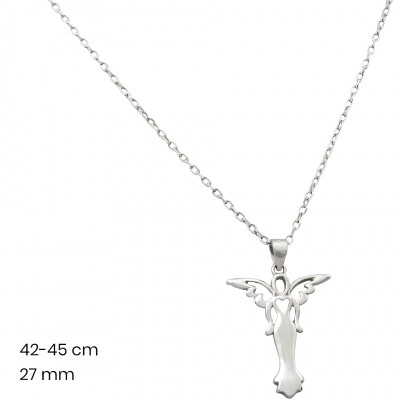 Stříbrný řetízek+přívěsek 40045101